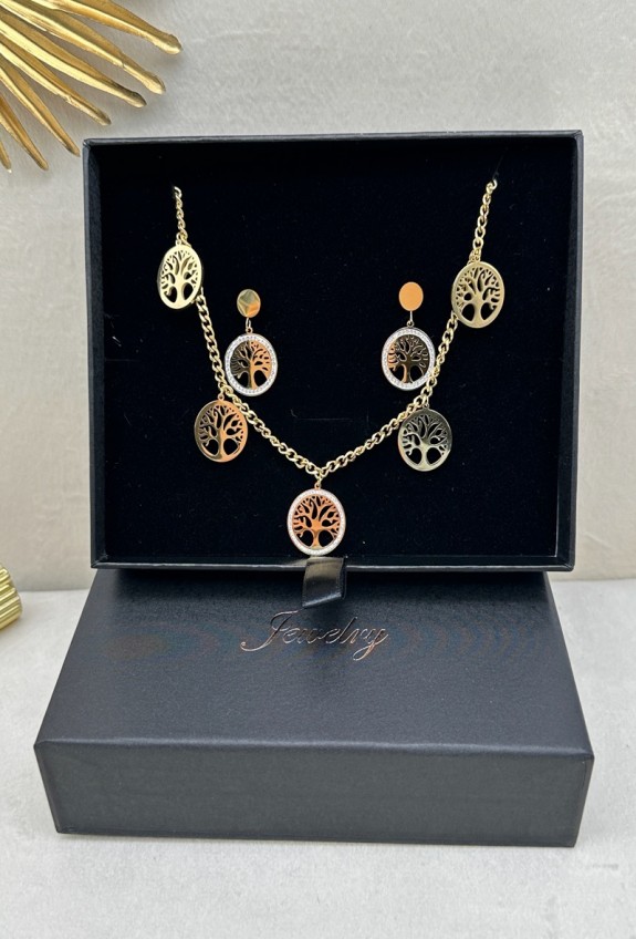 COFFRET BIJOUX EN ACIER INOXYDABLE