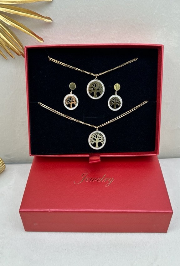 COFFRET BIJOUX EN ACIER INOXYDABLE