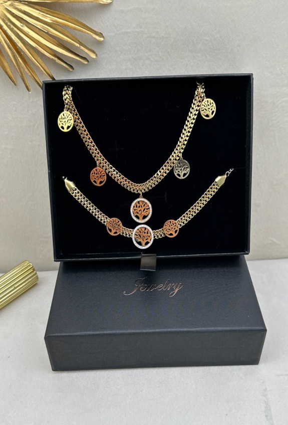 COFFRET BIJOUX EN ACIER INOXYDABLE