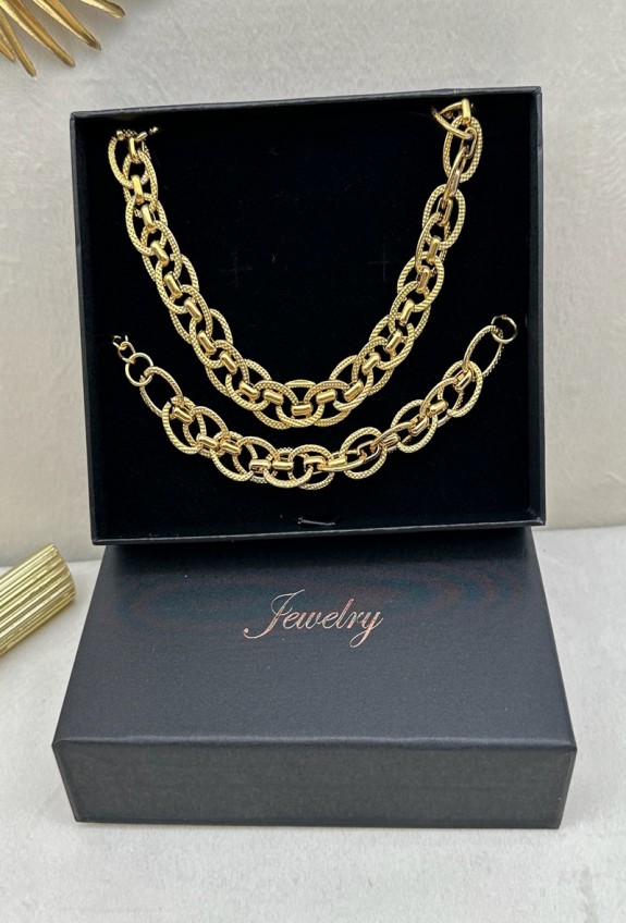 COFFRET BIJOUX EN ACIER INOXYDABLE