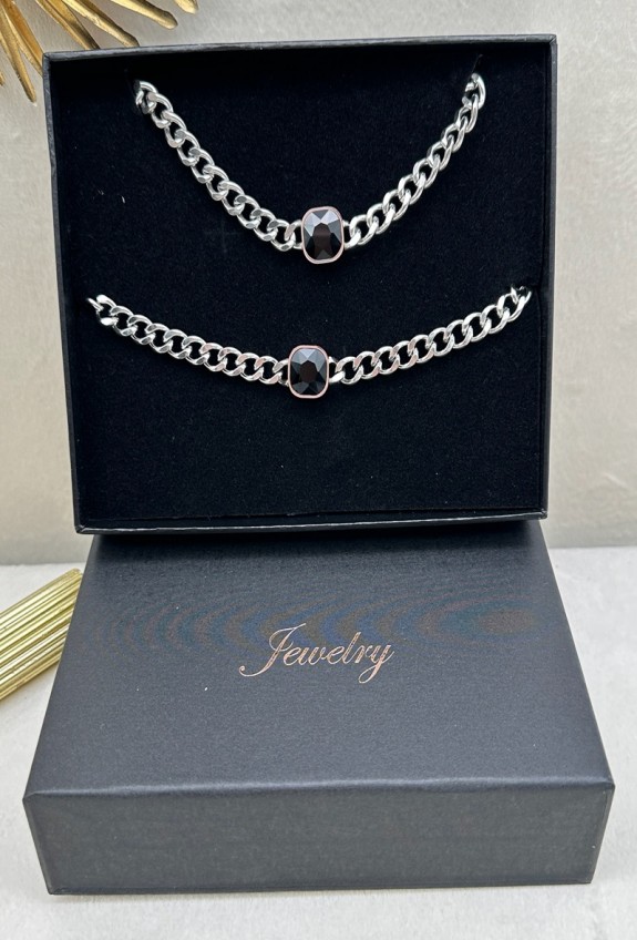 COFFRET BIJOUX EN ACIER INOXYDABLE