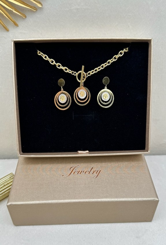 COFFRET BIJOUX EN ACIER INOXYDABLE