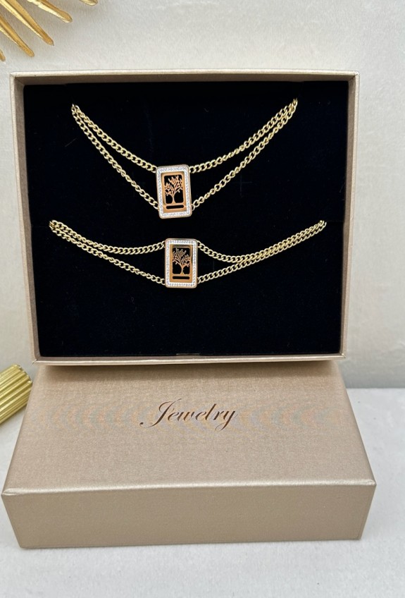 COFFRET BIJOUX EN ACIER INOXYDABLE