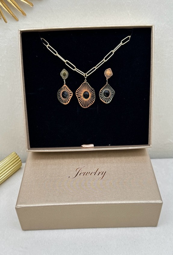 COFFRET BIJOUX EN ACIER INOXYDABLE