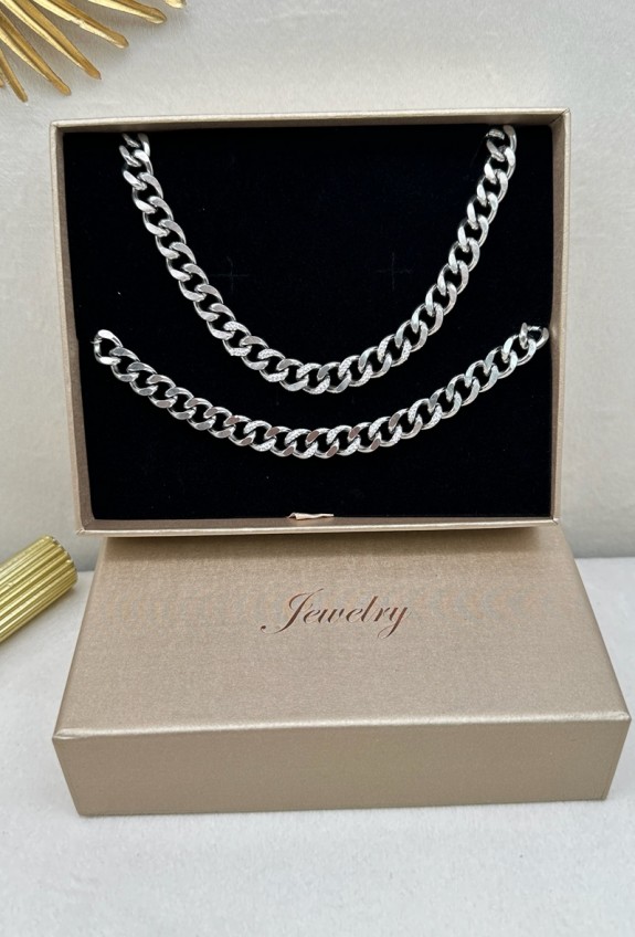 COFFRET BIJOUX EN ACIER INOXYDABLE