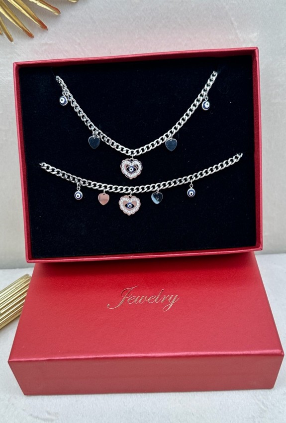 COFFRET BIJOUX EN ACIER INOXYDABLE