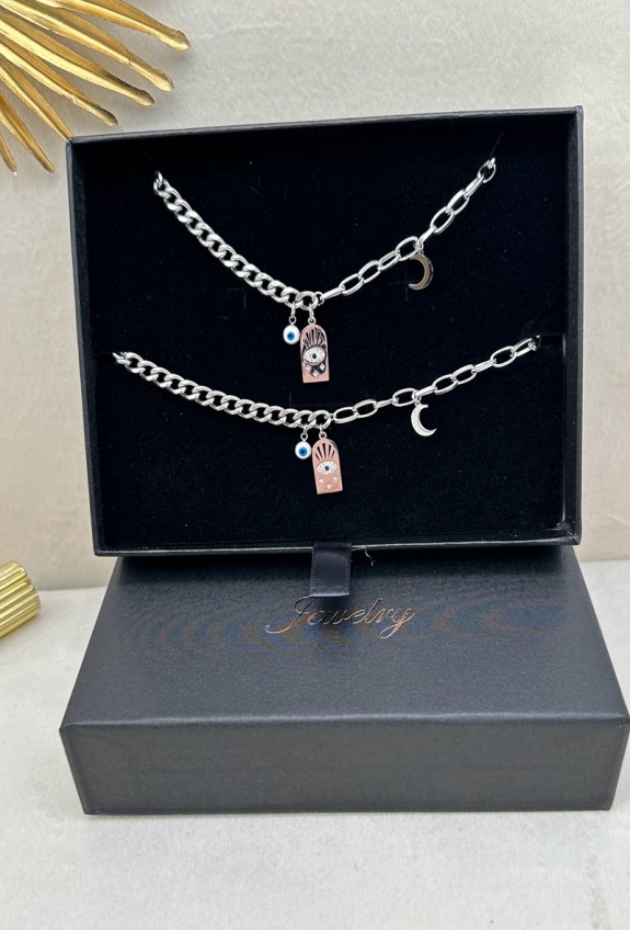 COFFRET BIJOUX EN ACIER INOXYDABLE