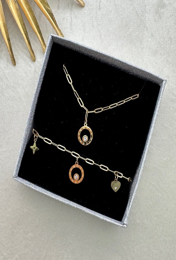 COFFRET BIJOUX EN ACIER INOXYDABLE