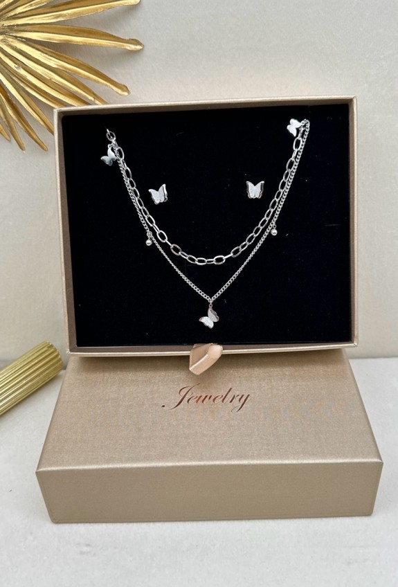 COFFRET BIJOUX EN ACIER INOXYDABLE