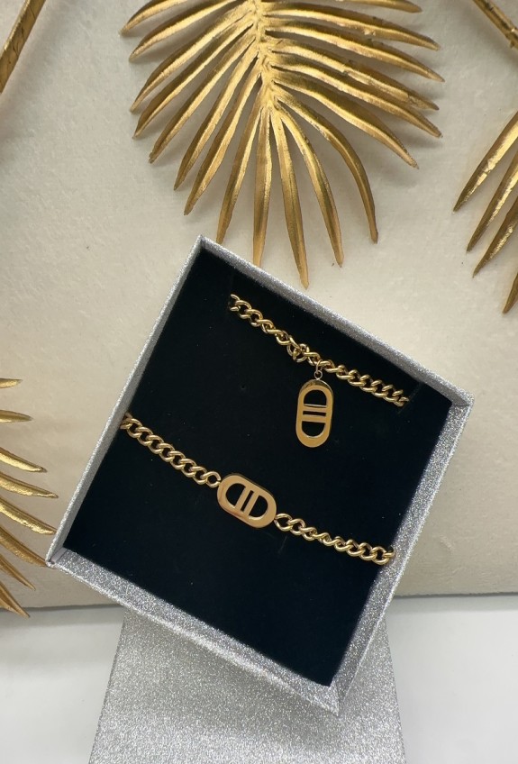 COFFRET DE BIJOUX EN ACIER INOXYDABLE