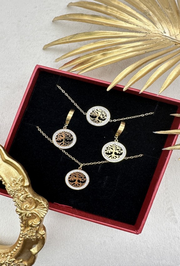 COFFRET BIJOUX EN ACIER INOXYDABLE